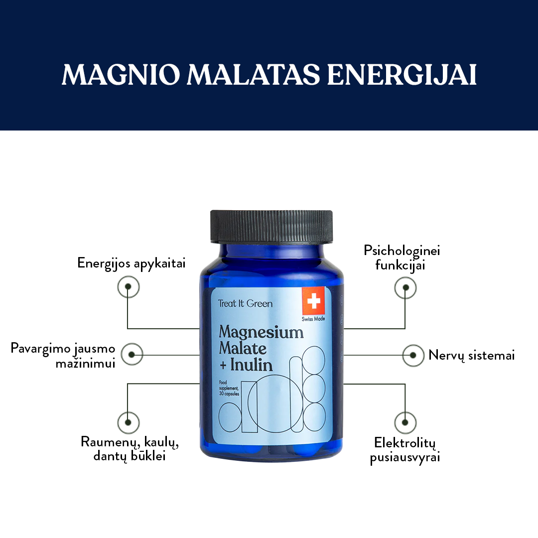 Magnesium malate + Inulin (30 kaps)