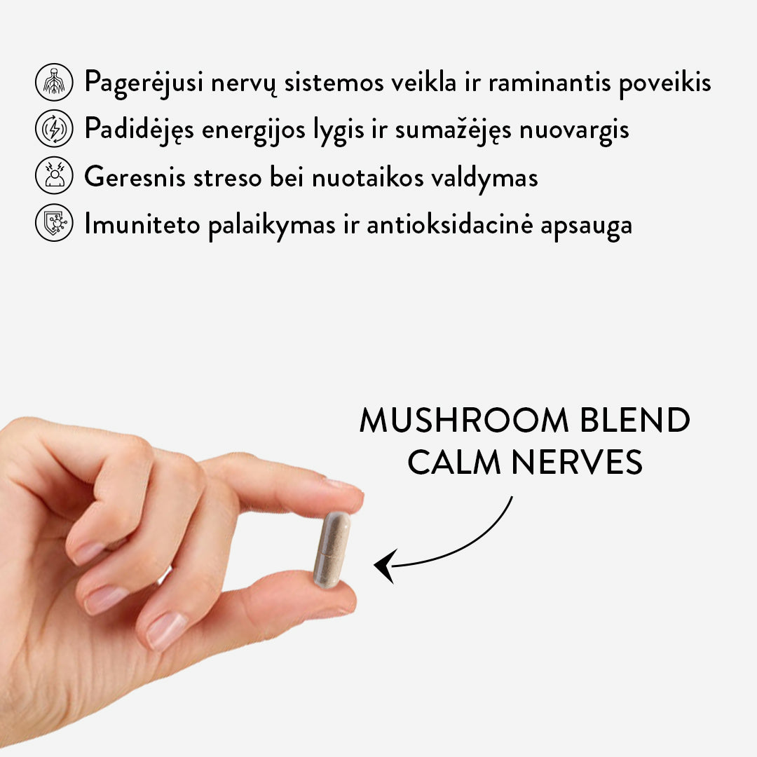 Mushroom Blend Calm Nerves (30 kaps)