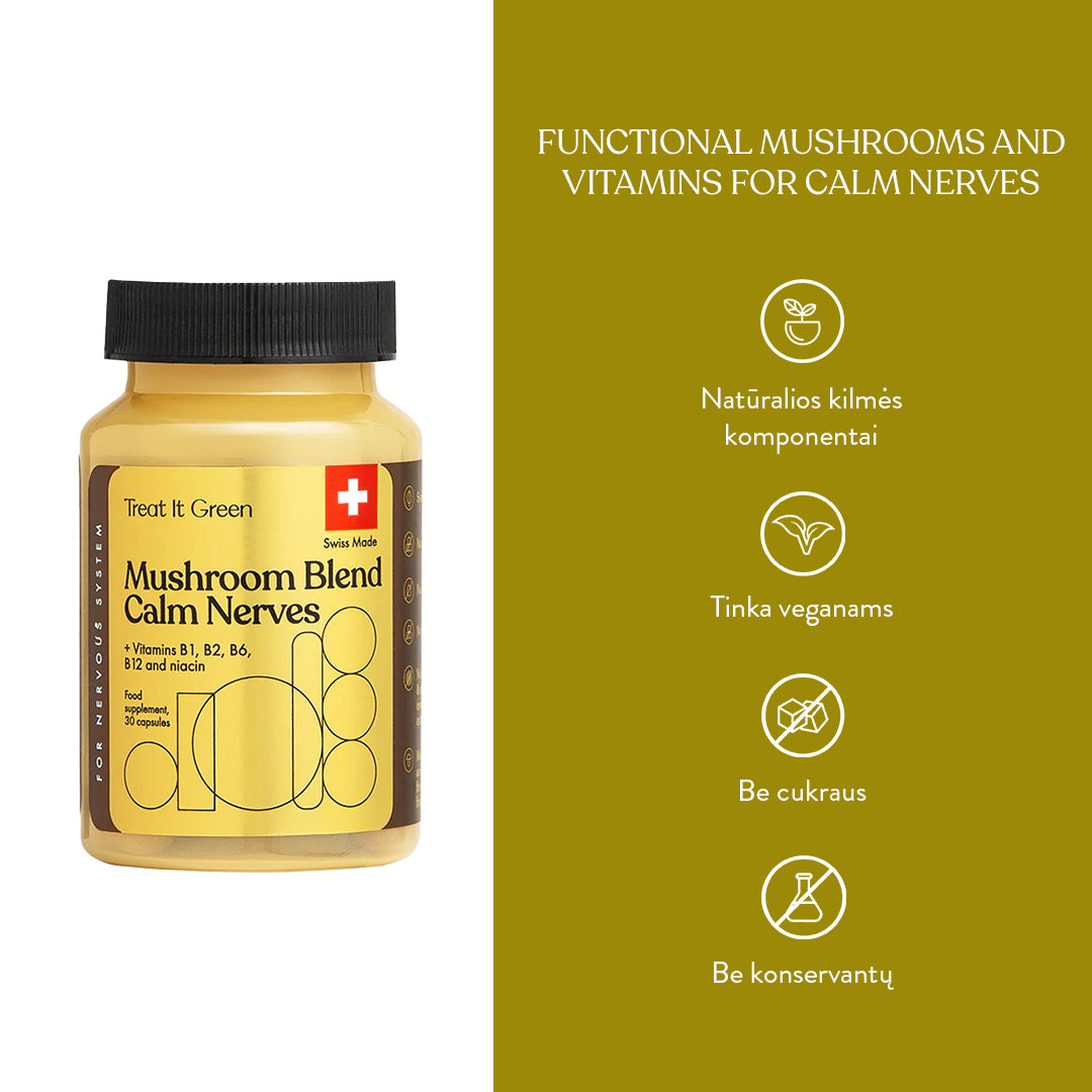 Mushroom Blend Calm Nerves (30 kaps)