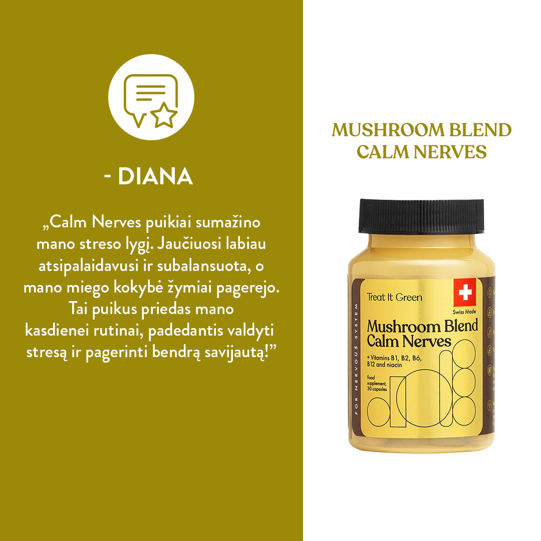 Mushroom Blend Calm Nerves (30 kaps)