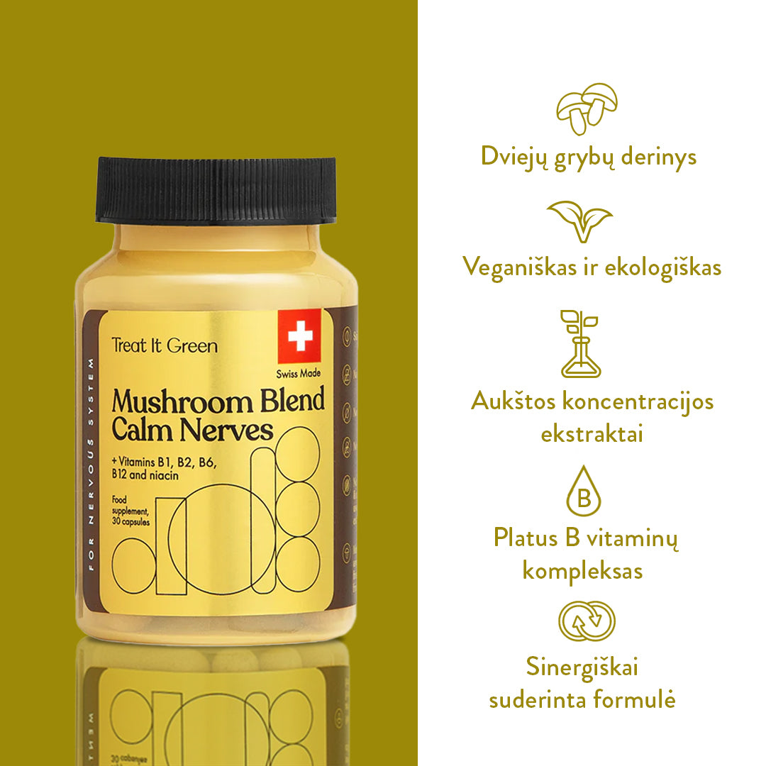 Mushroom Blend Calm Nerves (30 kaps)