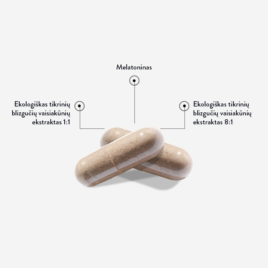 Mushroom Blend Sleep Well + Melatonin (30 kaps)