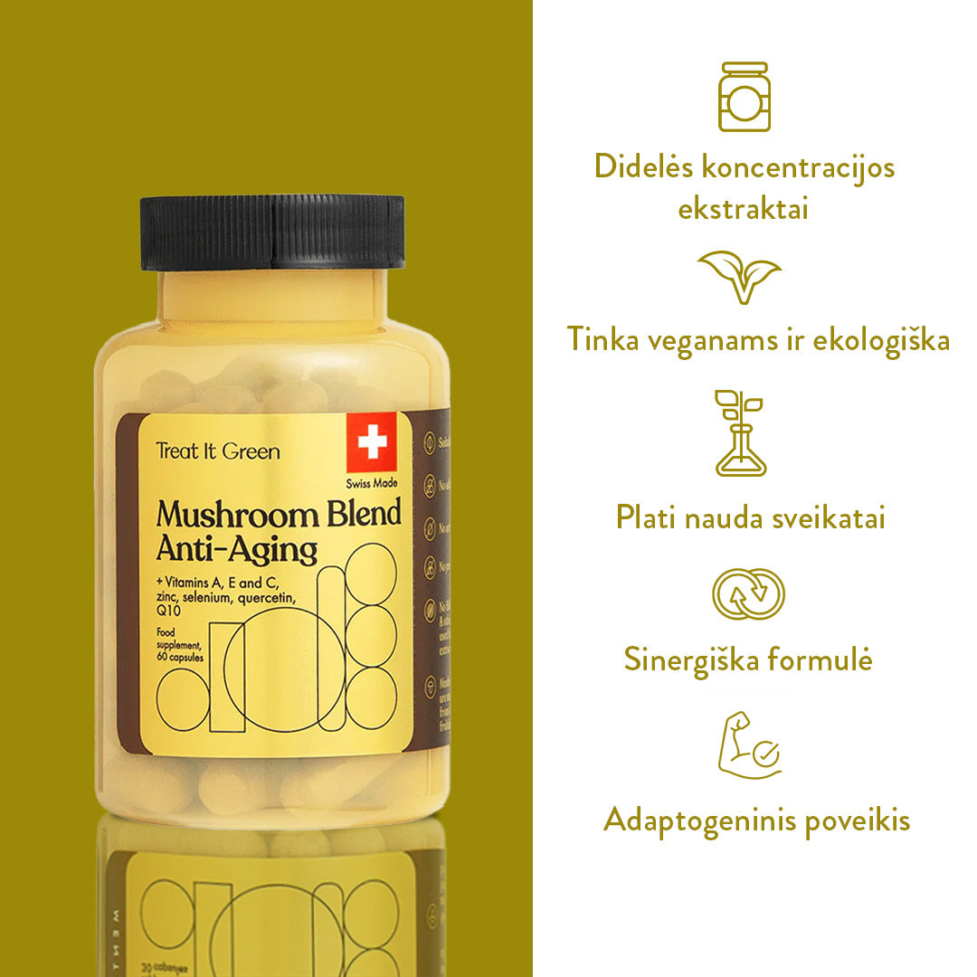 Mushroom Blend Anti-Aging (60 kaps)