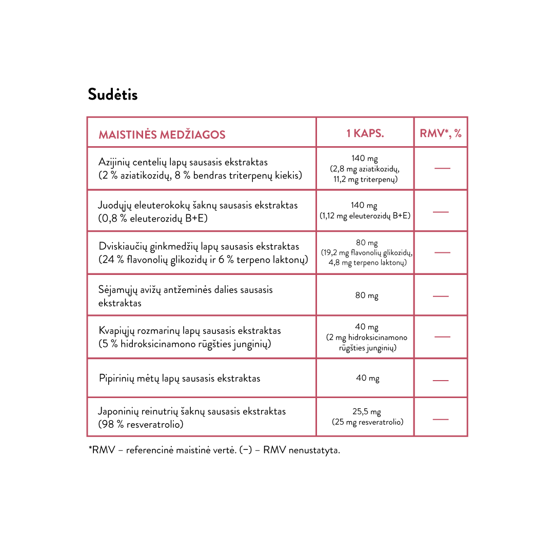 Nootropics: Recharge &amp; Focus (30 kaps)