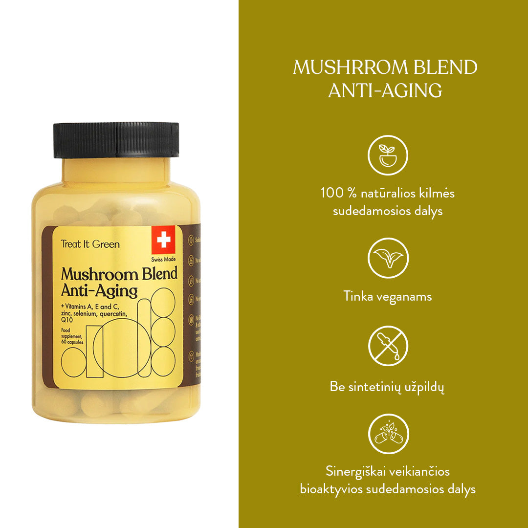 Mushroom Blend Anti-Aging (60 kaps)